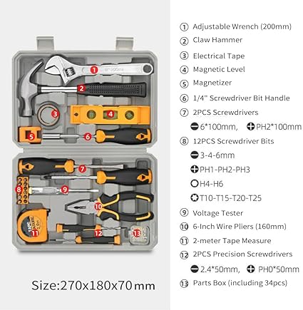 Home DIY Tool Set 🛠️🏡 – Essential Hand Tools 🔧✨