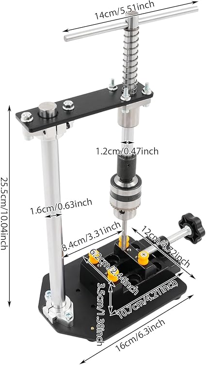Vertical Tap Machine ⚙️🔩 – Manual DIY Metal Tool 🛠️✨