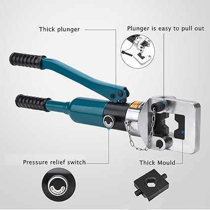 Hydraulic Crimper ⚡🔧 – Heavy Duty Wire Tool 🛠️💪
