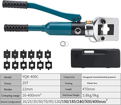 Hydraulic Crimper ⚡🔧 – Heavy Duty Wire Tool 🛠️💪