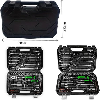 82-Piece Tool Kit 🛠️✨ – Ratchet & Socket Set 🔧💪
